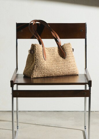 MANGO Shoulder Bag in Brown