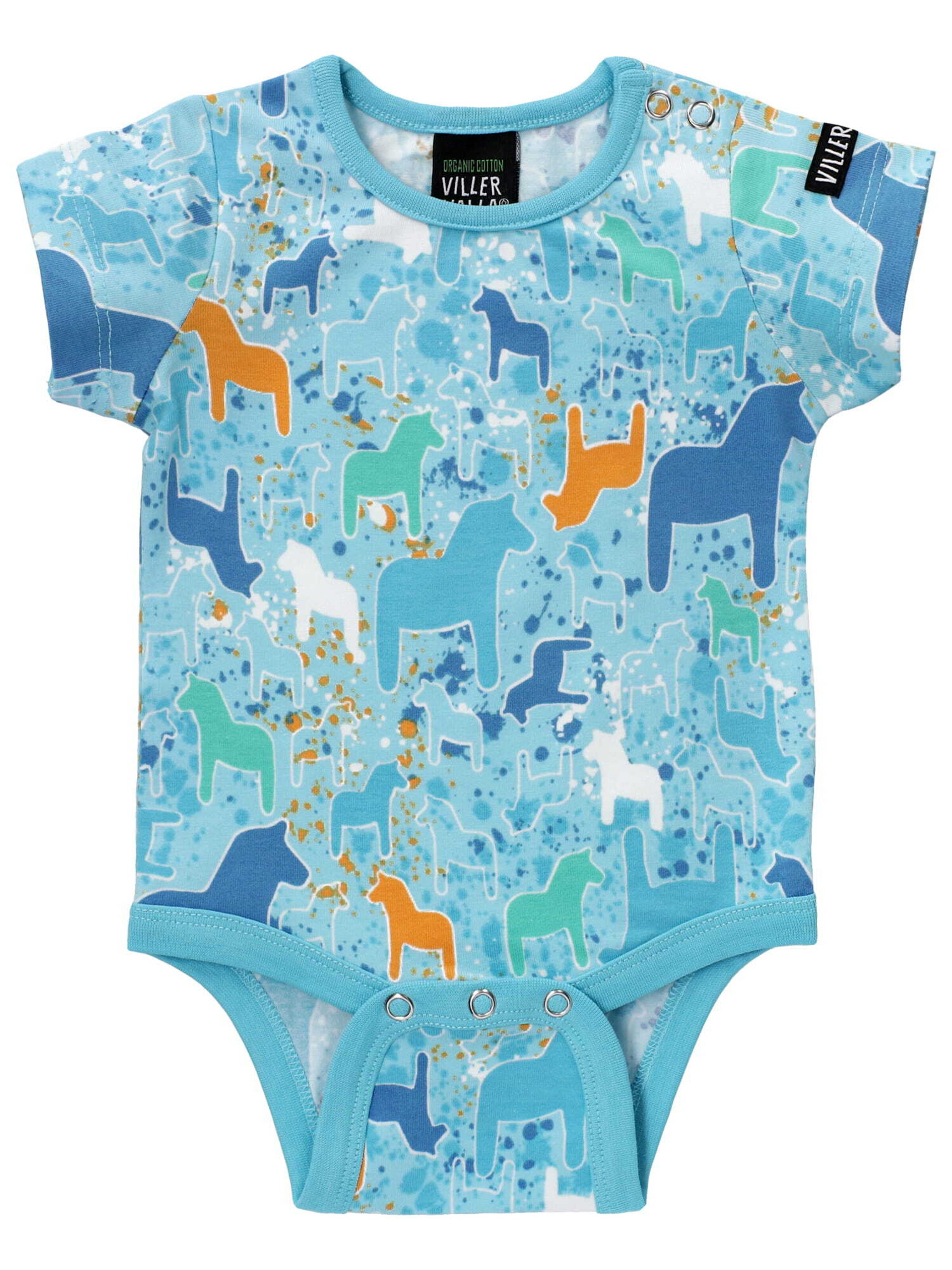 Villervalla Body 'Dala' in Blau: Vorderseite