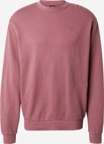 Iriedaily Sweatshirt 'Waterkeeper' in Pink: front