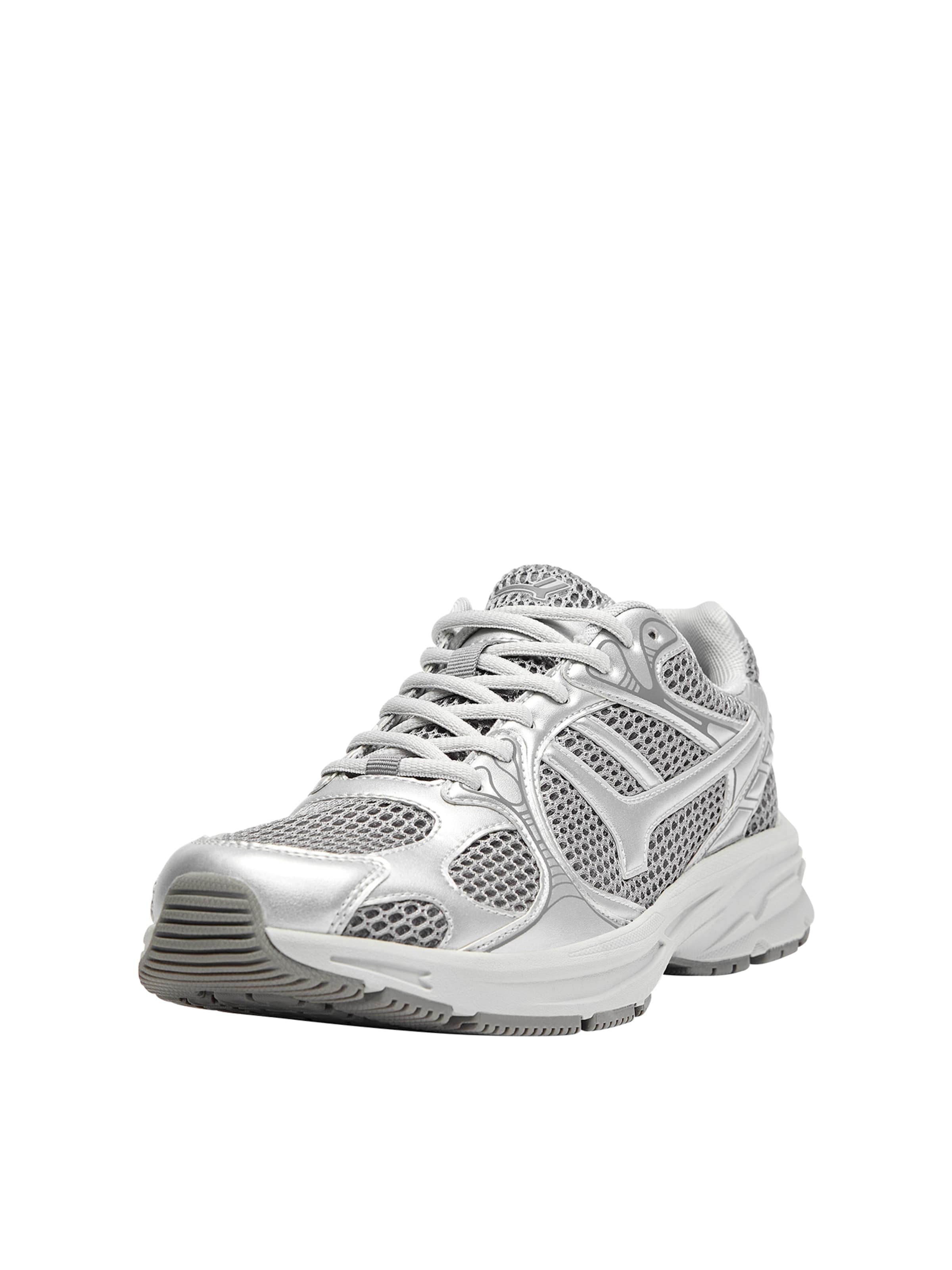 Pull&Bear Sneaker in Silber: Vorderseite