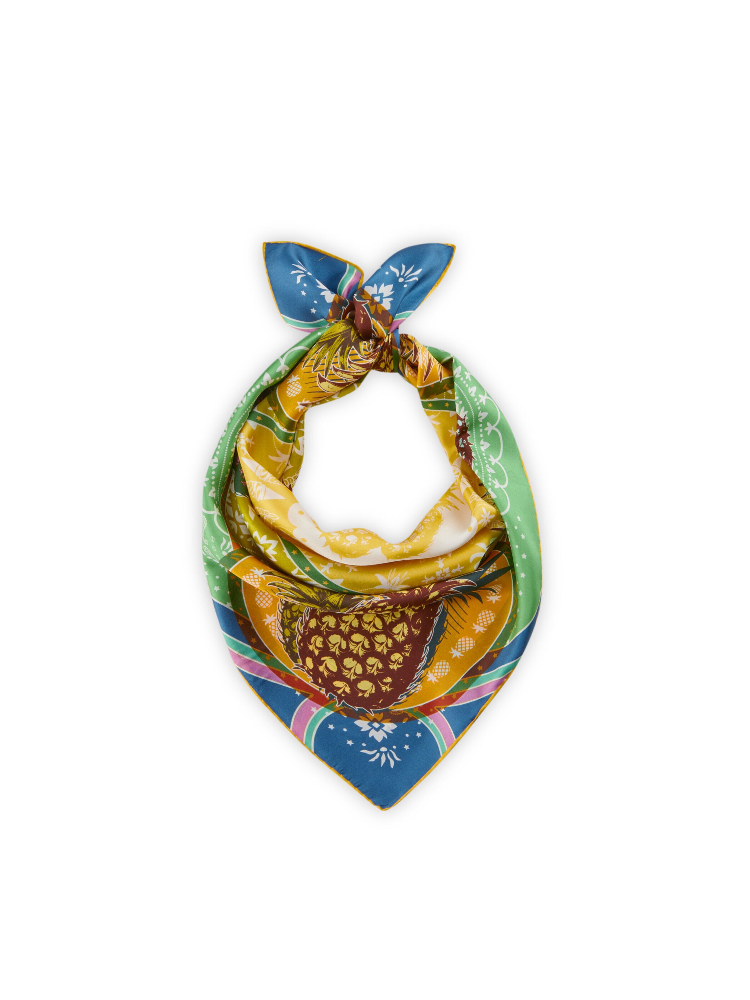 CODELLO Shawl in Green: front