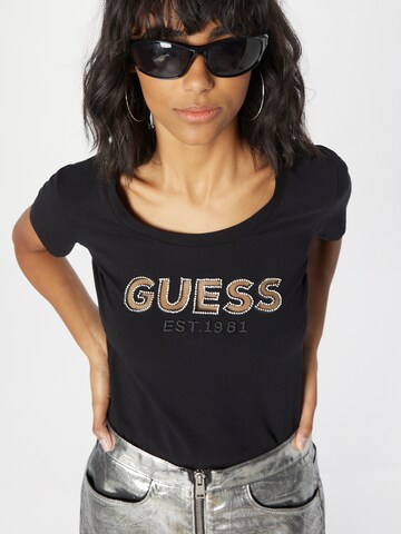 GUESS T-Shirt in Schwarz