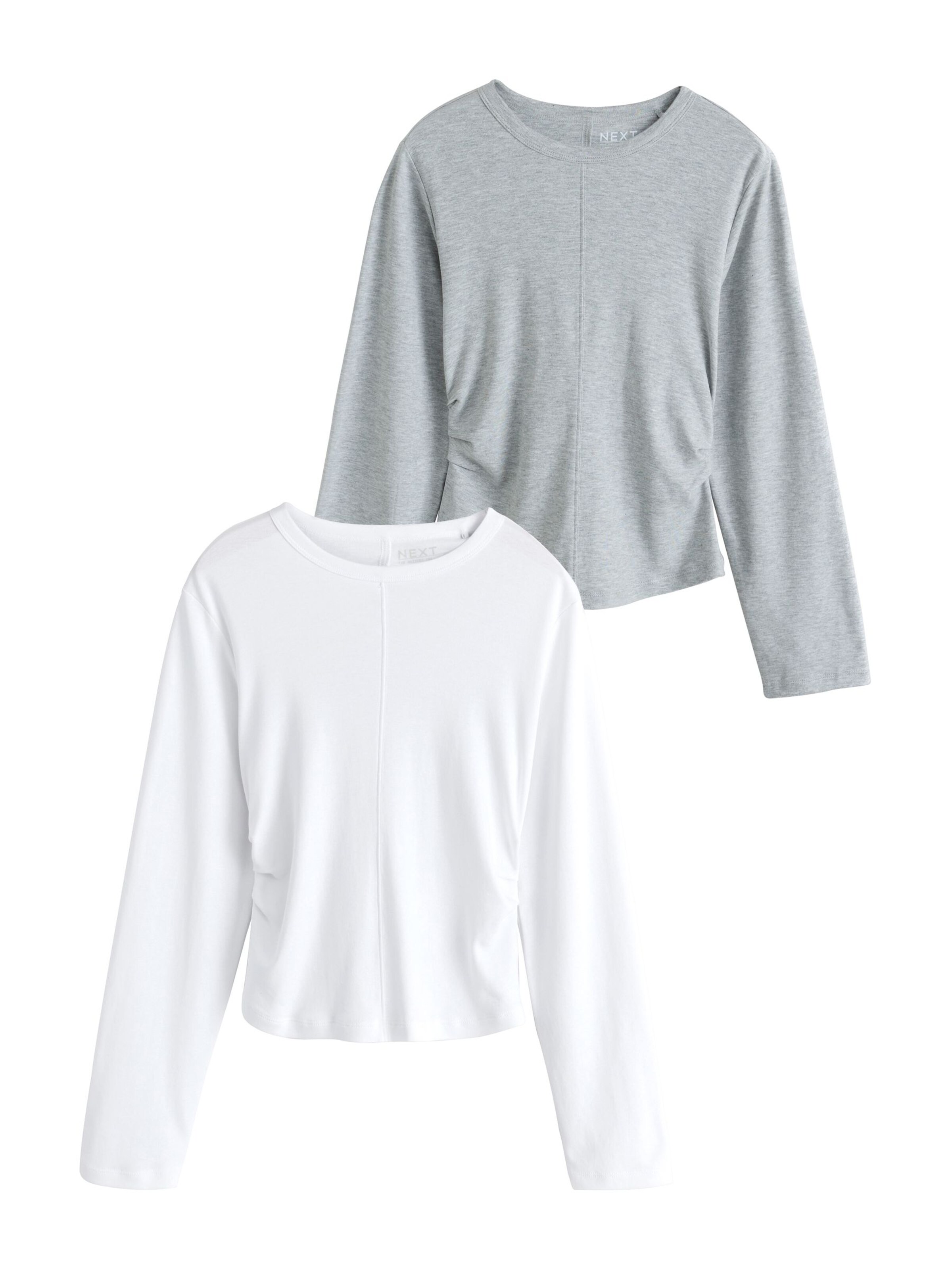 Next - Camiseta en gris: frente