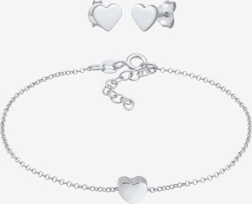 ELLI Jewelry Set in Silver: front