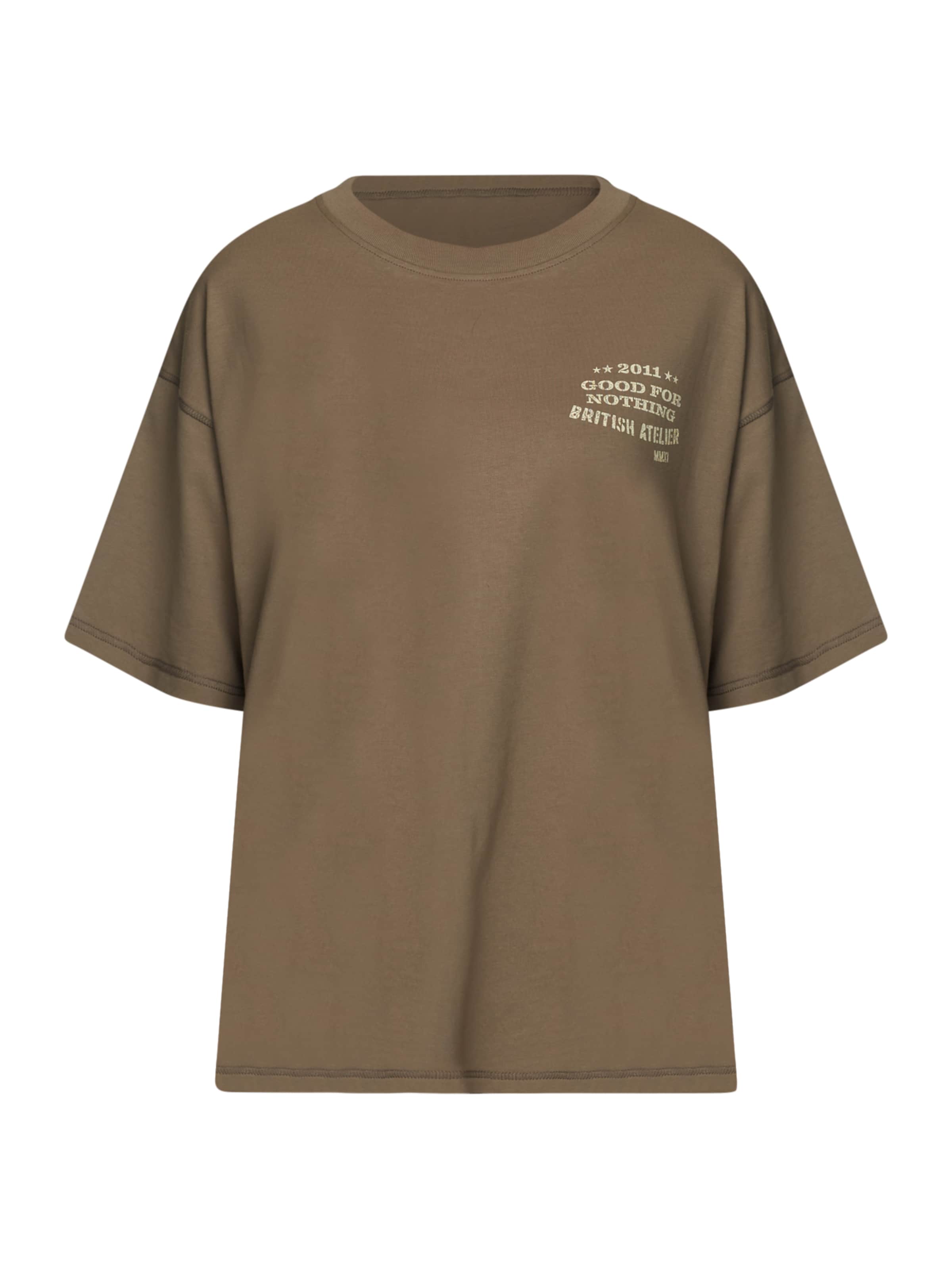 Good For Nothing Shirt in Bruin: voorkant