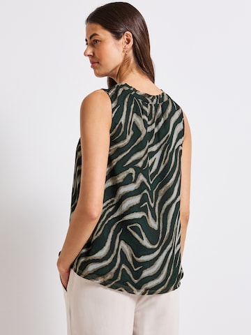 STREET ONE Bluza | zelena barva