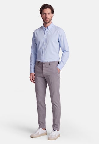 HECHTER PARIS Regular fit Zakelijk overhemd in Blauw