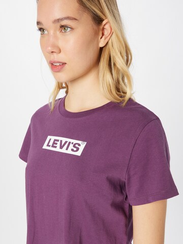 LEVI'S ® Shirt 'GR Cropped Jordie Tee' in Lila