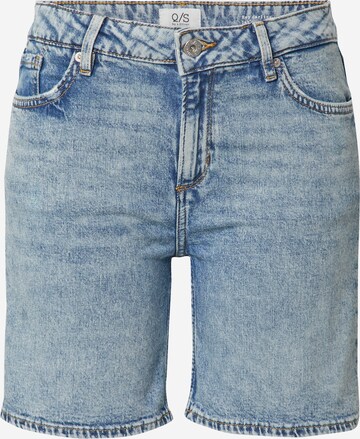 QS Regular Jeans in Blauw: voorkant