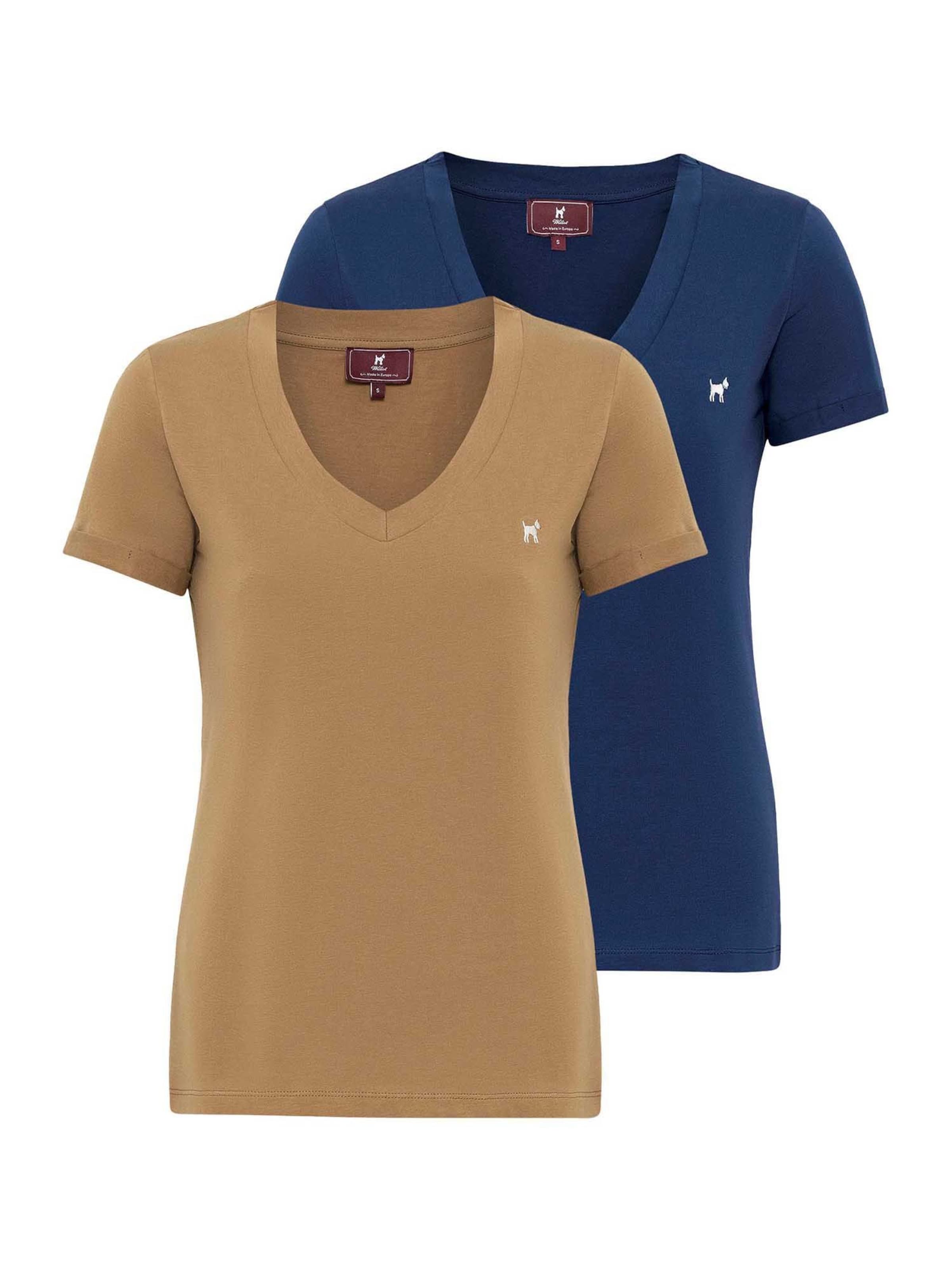 T-shirt Williot en beige : devant