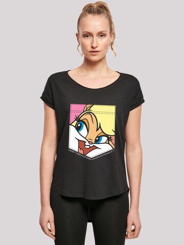 T-shirt 'Looney Tunes Lola Bunny Face' F4NT4STIC en noir : devant
