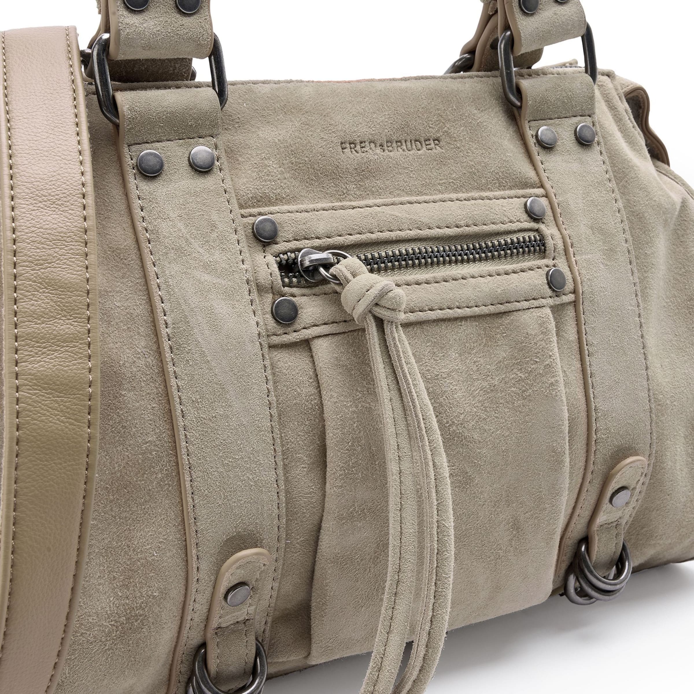 FREDsBRUDER Schoudertas 'Whipstitch Soul' in Grijs
