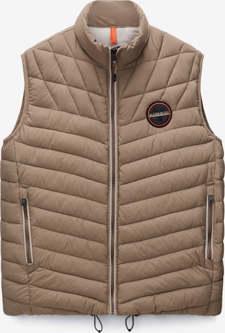 NAPAPIJRI Kamizelka 'A-LAPAZ' w kolorze beżowy: przód