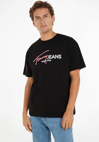 T-Shirt TOMMY HILFIGER en noir : devant