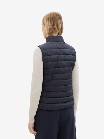 Gilet TOM TAILOR en bleu