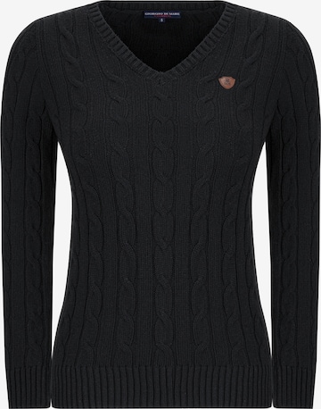 Giorgio di Mare Sweater in Black: front