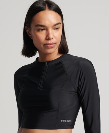 Superdry Sports Top in Black: front