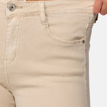 Elara Skinny Jeans in Beige