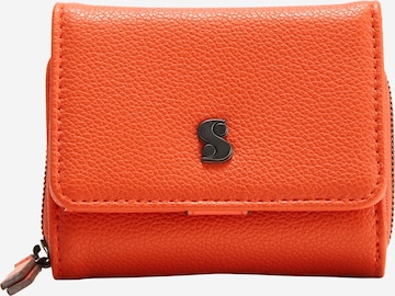 s.Oliver Wallet in Orange: front