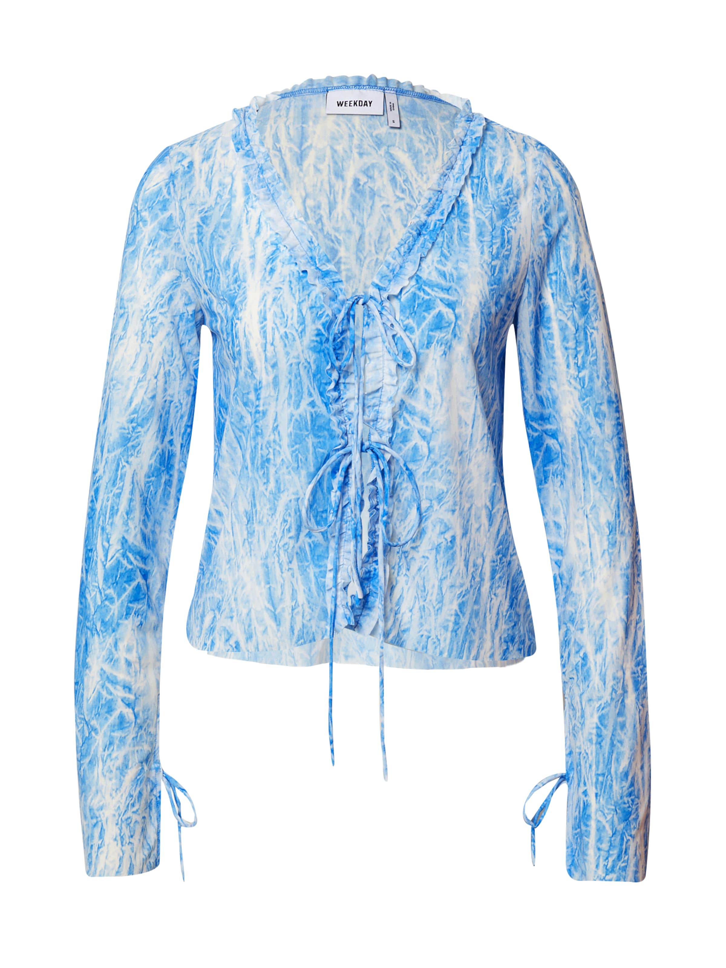 Tricou de la WEEKDAY pe albastru: față