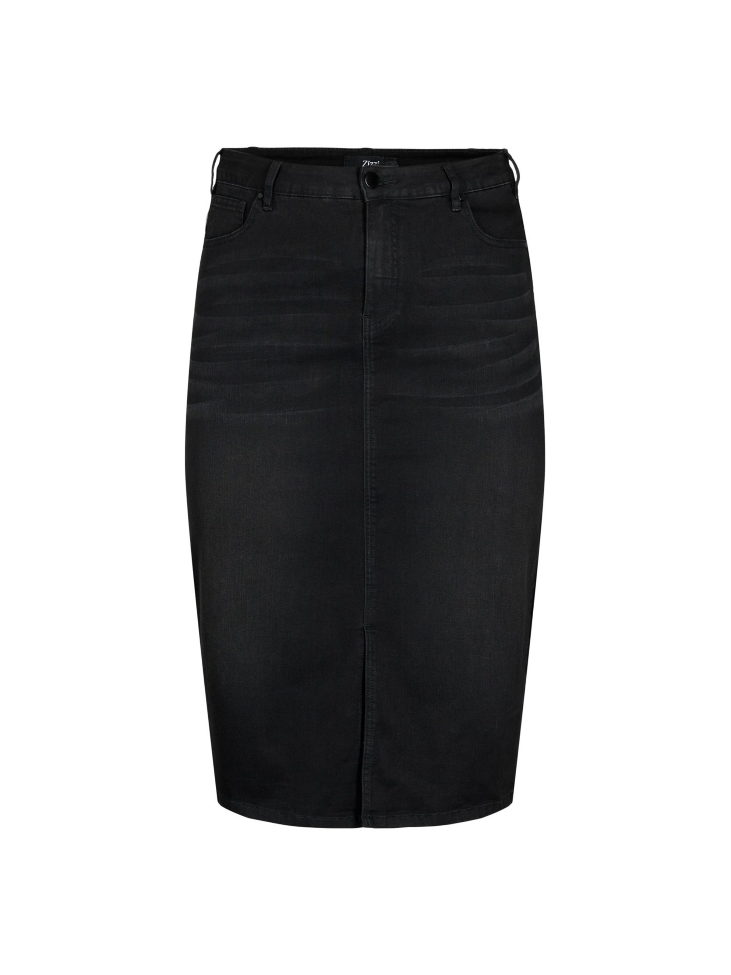 Zizzi Sukně 'Maya' – černá: přední strana