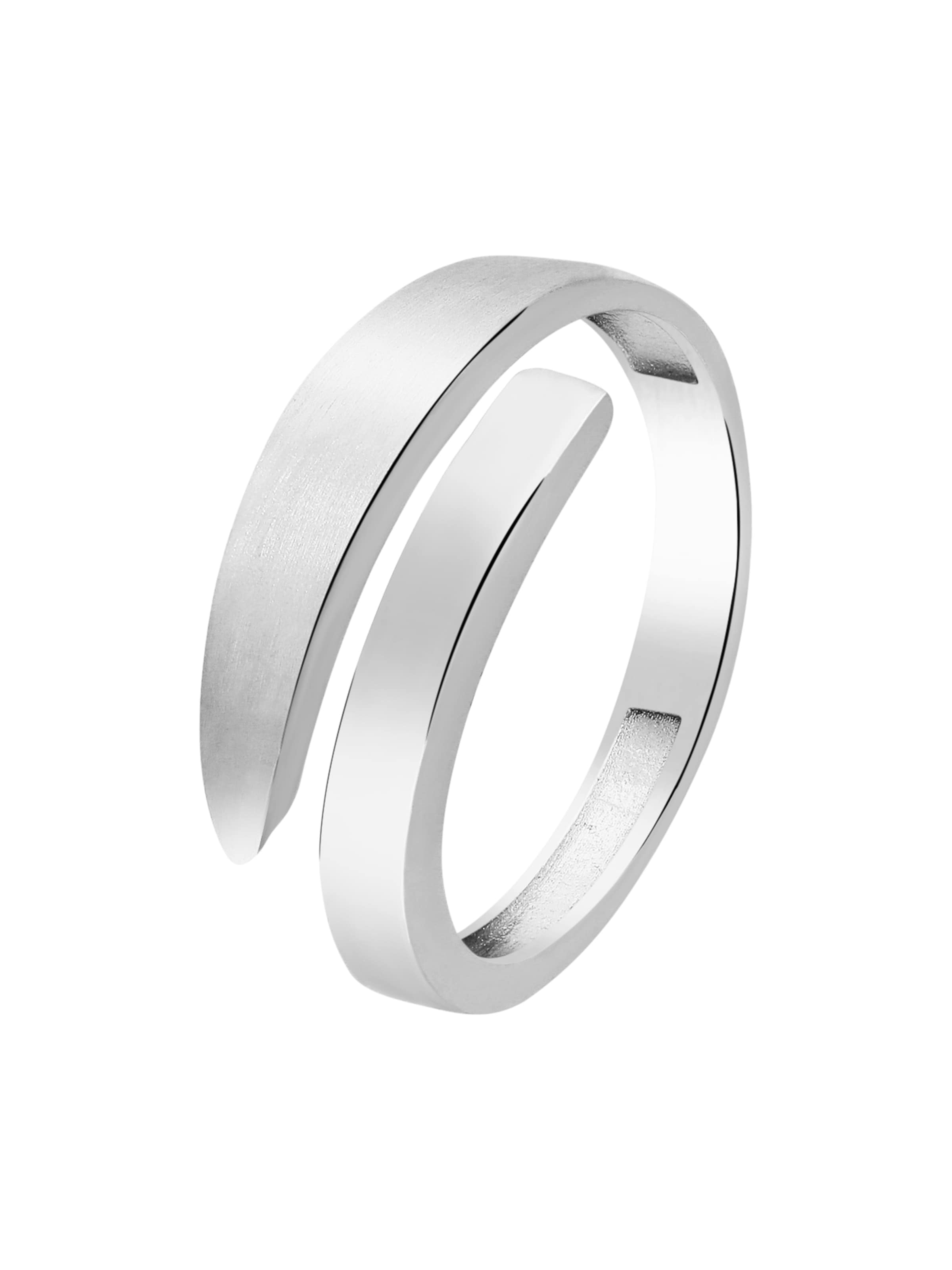 Lucardi Ring in Silver: front