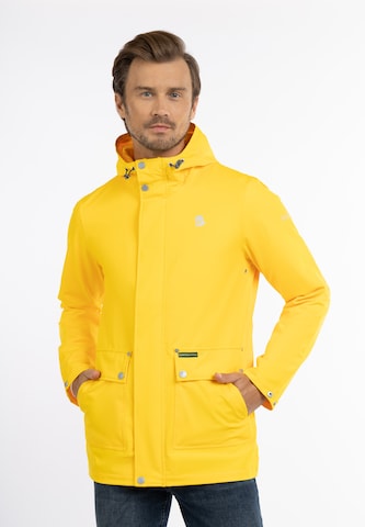 Schmuddelwedda Between-season jacket 'Bridgeport' in Yellow: front
