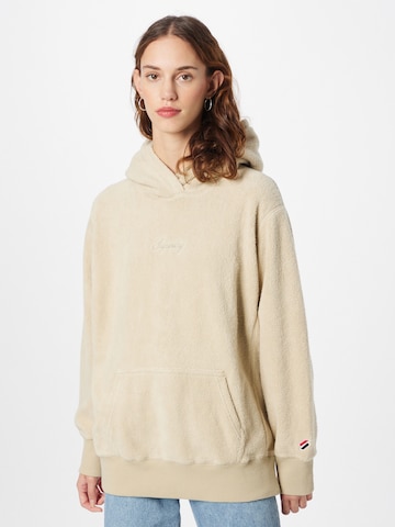 Superdry Sweatshirt i beige: forside