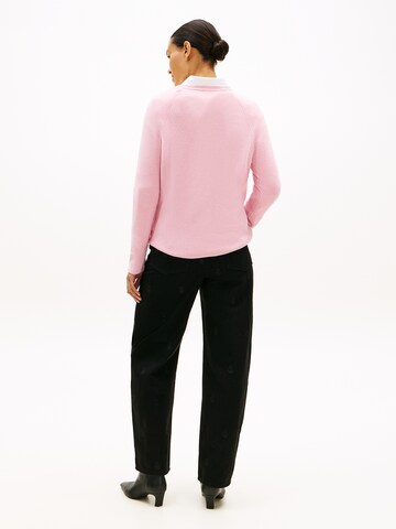 TOMMY HILFIGER Pullover in Pink