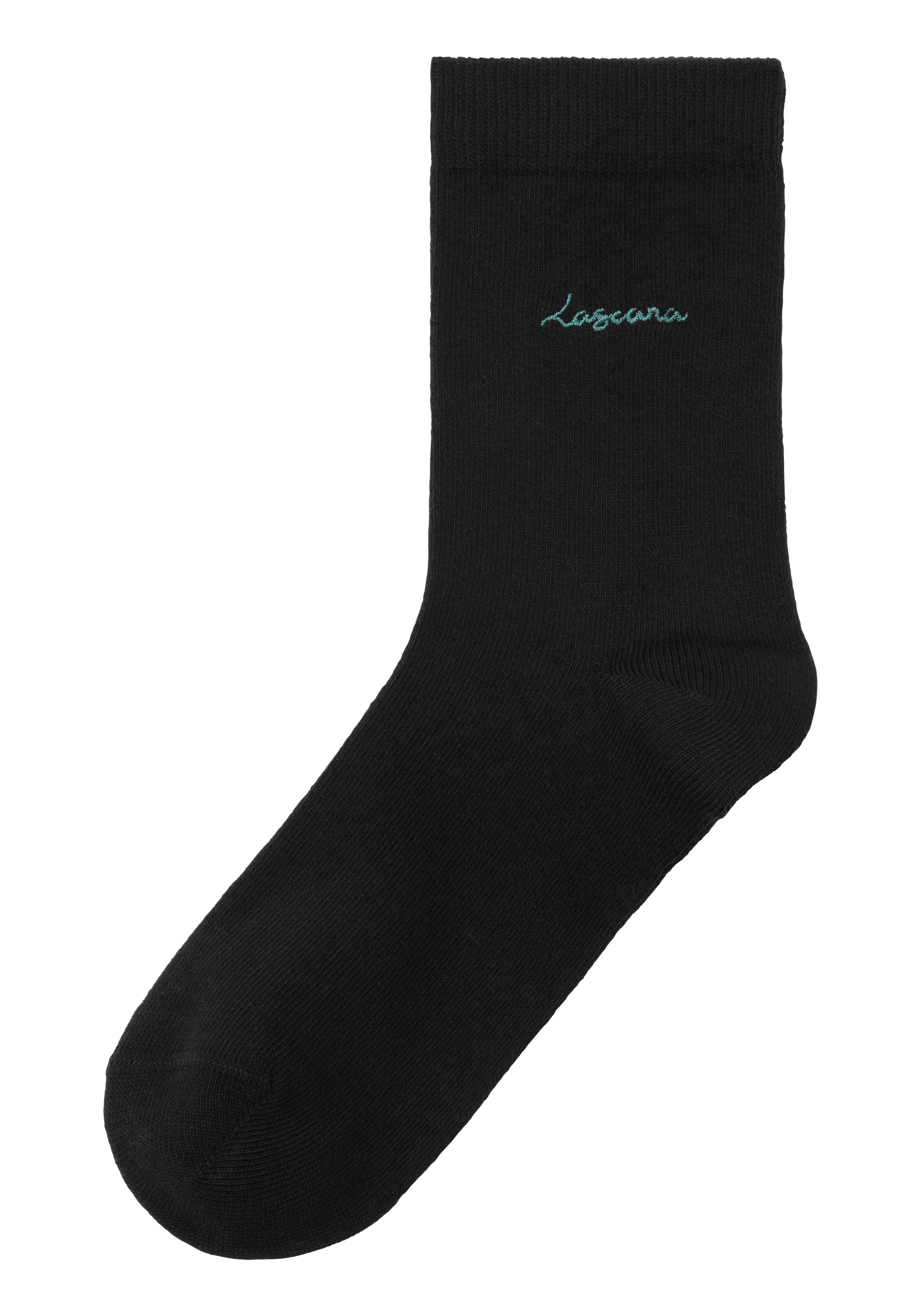 LASCANA Socken in Schwarz