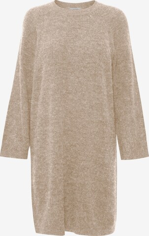 b.young Knitted dress in Beige: front