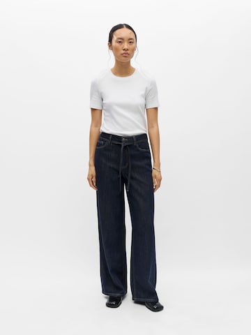Wide leg Jeans 'OBJRosie' di OBJECT in blu