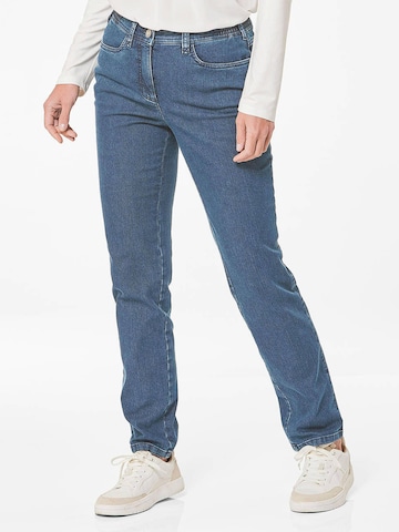 Goldner Regular Jeans 'Carla' in Blue