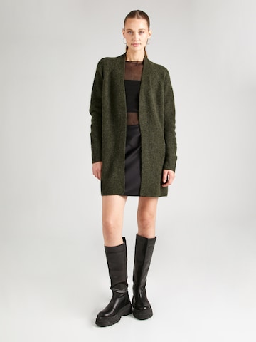 MOS MOSH Knit Cardigan in Green: front