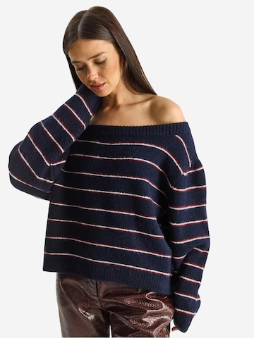Pull-over 'Pullover' Bianco Lucci en bleu
