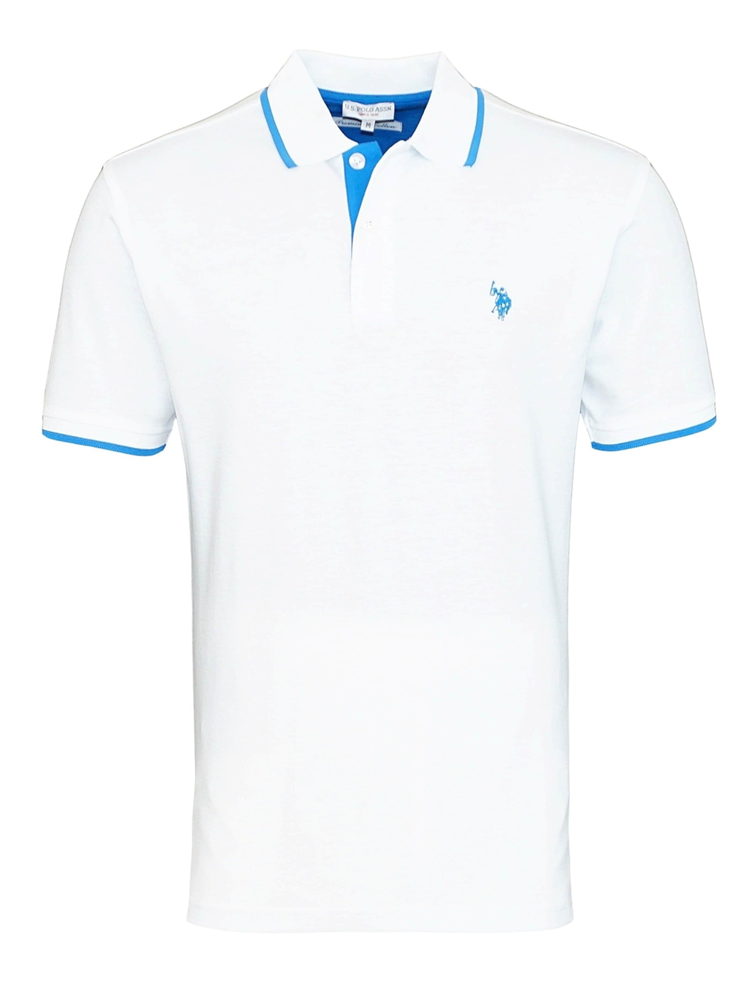 T-Shirt U.S. POLO ASSN. en blanc : devant