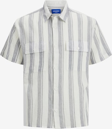 JACK & JONES Regular fit Button Up Shirt 'CALEB' in Blue: front