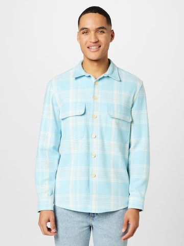 DRYKORN Regular fit Button Up Shirt 'SELED' in Blue: front