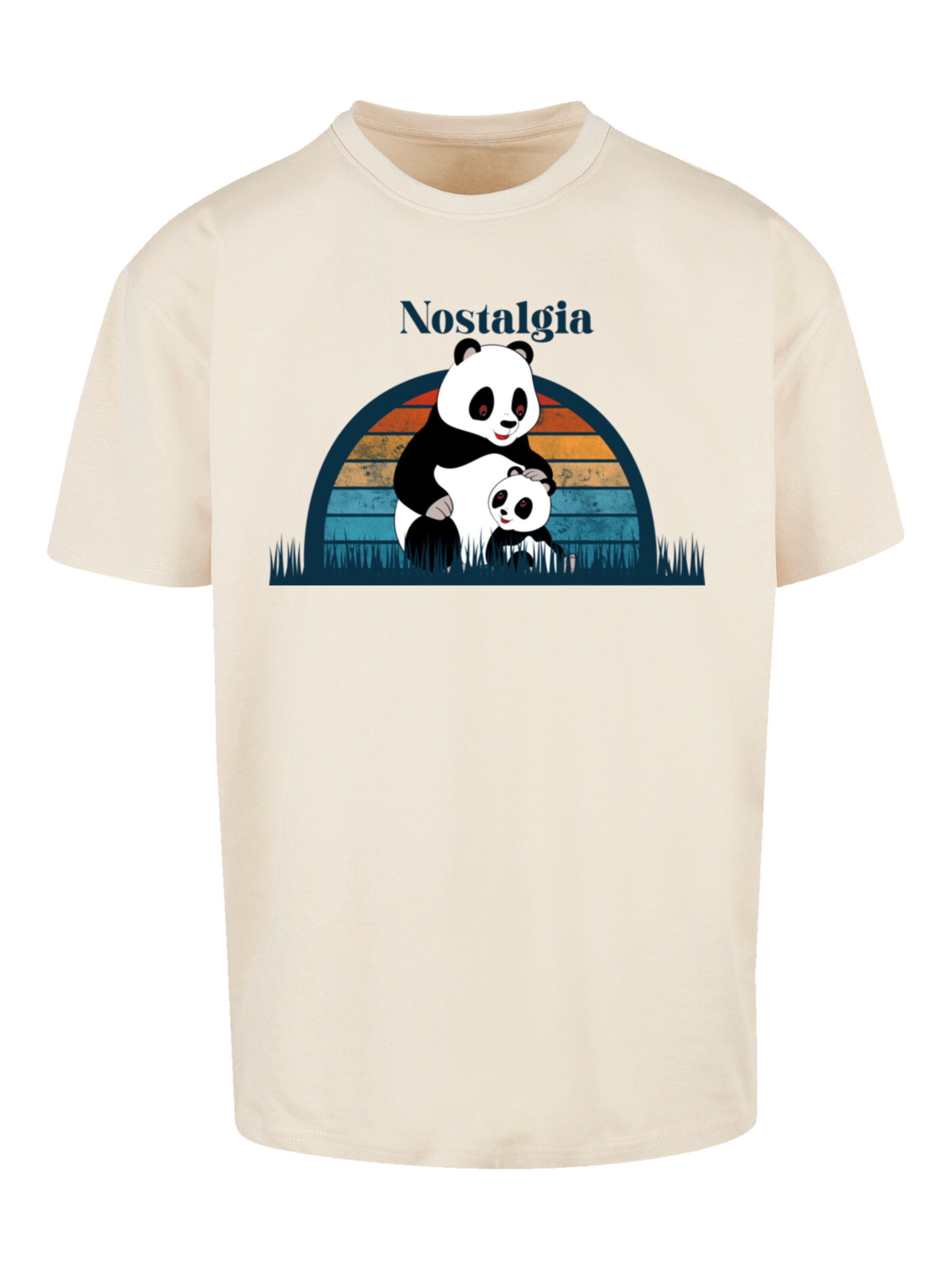 T-Shirt 'Tao Tao Nostalgia Heroes of Childhood' F4NT4STIC en beige : devant