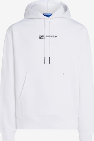 KARL LAGERFELD JEANS - Sudadera en blanco: frente