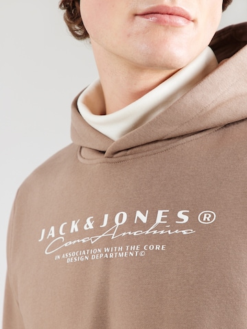 JACK & JONESSweater majica 'JCOPOINT' - bež boja