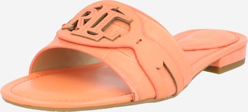 Lauren Ralph Lauren - Sapato aberto 'ALEGRA' em laranja: frente