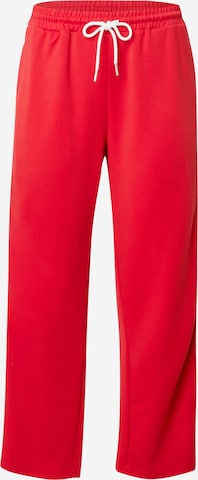 Loosefit Pantaloni 'CARCARMEN' di ONLY Carmakoma in rosso: frontale