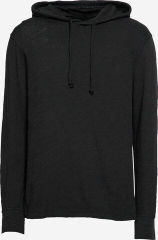 rag & bone Sweater 'FLAME HOODIE' in Black: front