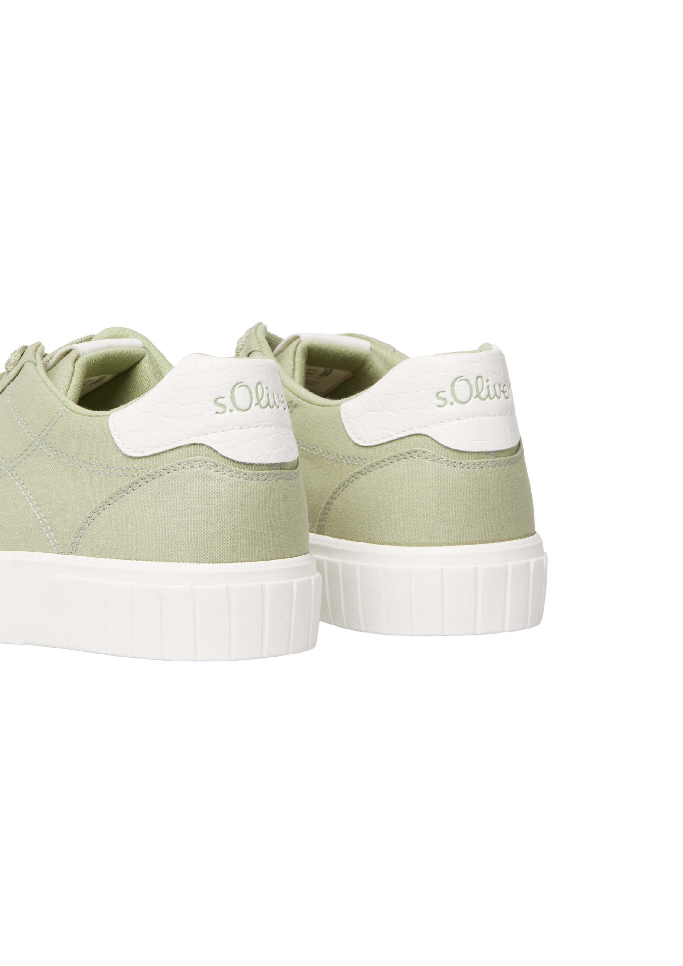 s.Oliver Platform trainers in Green