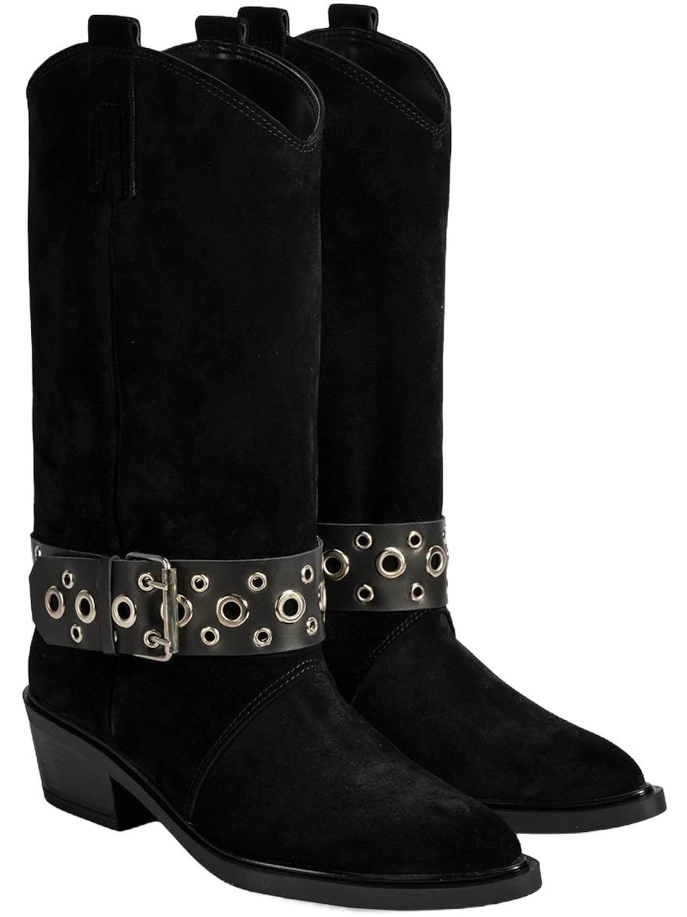 Desa Boots 'Stiefel' in Zwart: voorkant