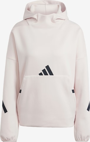 ADIDAS SPORTSWEAR Sportief sweatshirt 'Z.N.E.' in Beige: voorkant