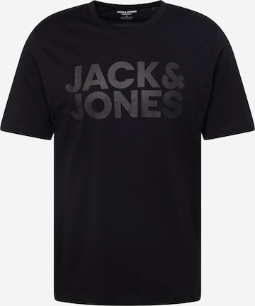 JACK & JONES Shirt in Black: front