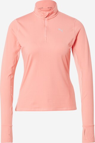 T-shirt fonctionnel PUMA en orange : devant