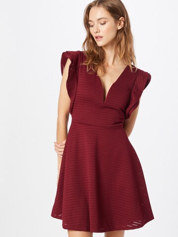 WAL G. Cocktail Dress in Red: front